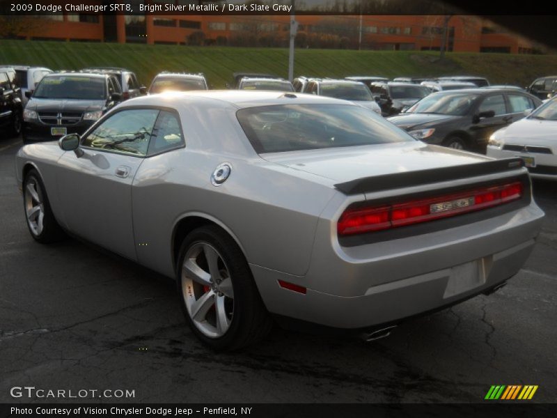Bright Silver Metallic / Dark Slate Gray 2009 Dodge Challenger SRT8