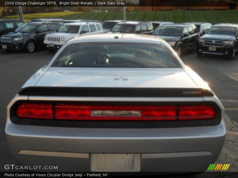 Bright Silver Metallic / Dark Slate Gray 2009 Dodge Challenger SRT8