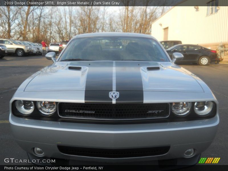 Bright Silver Metallic / Dark Slate Gray 2009 Dodge Challenger SRT8