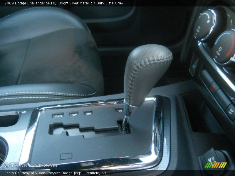 Bright Silver Metallic / Dark Slate Gray 2009 Dodge Challenger SRT8