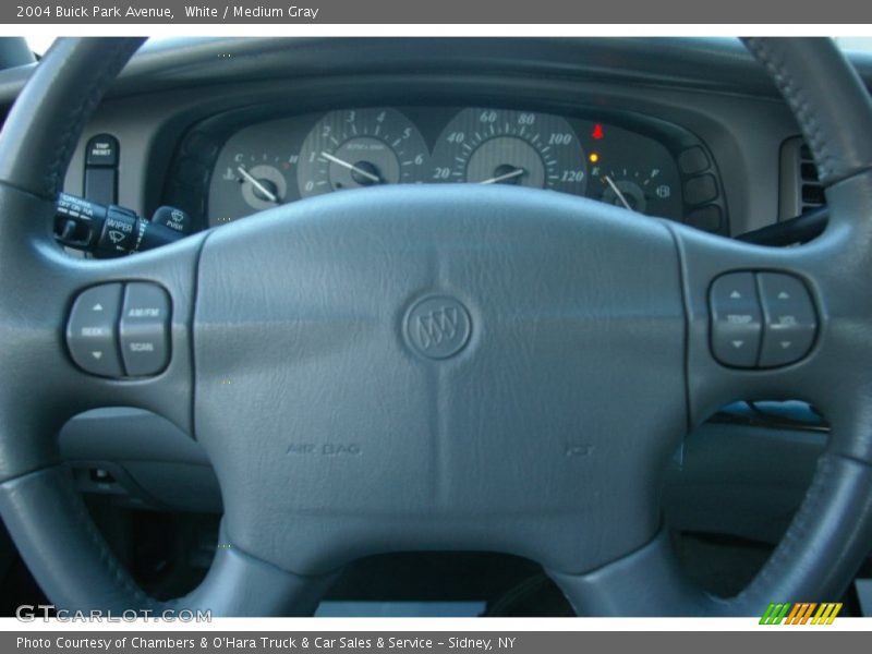 White / Medium Gray 2004 Buick Park Avenue