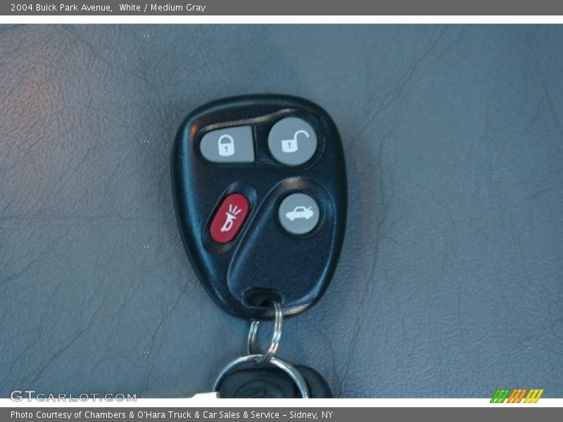 White / Medium Gray 2004 Buick Park Avenue