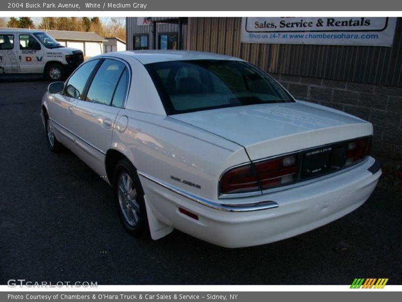 White / Medium Gray 2004 Buick Park Avenue