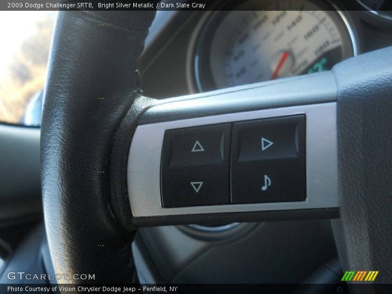 Bright Silver Metallic / Dark Slate Gray 2009 Dodge Challenger SRT8