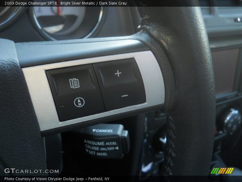 Bright Silver Metallic / Dark Slate Gray 2009 Dodge Challenger SRT8