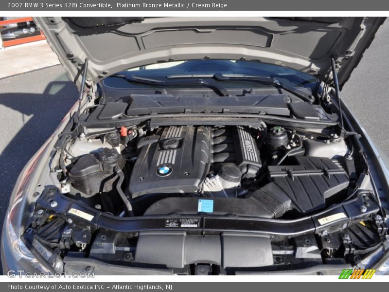 Platinum Bronze Metallic / Cream Beige 2007 BMW 3 Series 328i Convertible