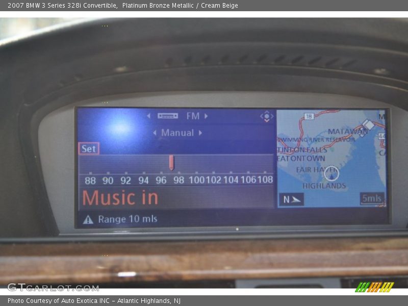 Platinum Bronze Metallic / Cream Beige 2007 BMW 3 Series 328i Convertible