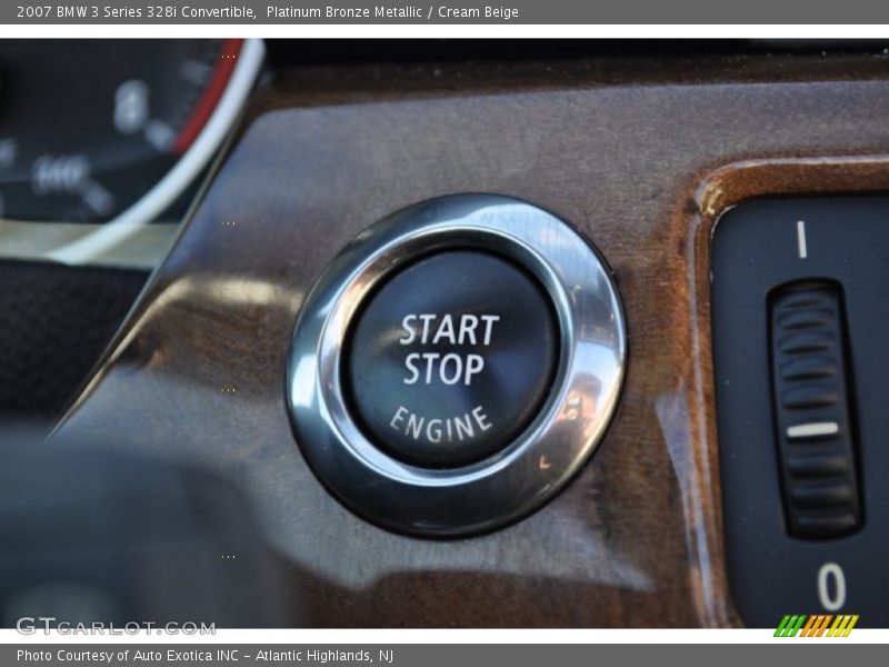 Platinum Bronze Metallic / Cream Beige 2007 BMW 3 Series 328i Convertible