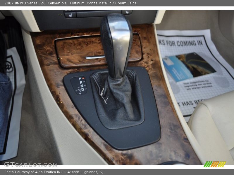 Platinum Bronze Metallic / Cream Beige 2007 BMW 3 Series 328i Convertible