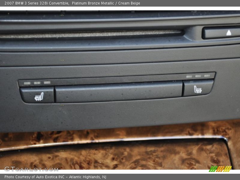 Platinum Bronze Metallic / Cream Beige 2007 BMW 3 Series 328i Convertible