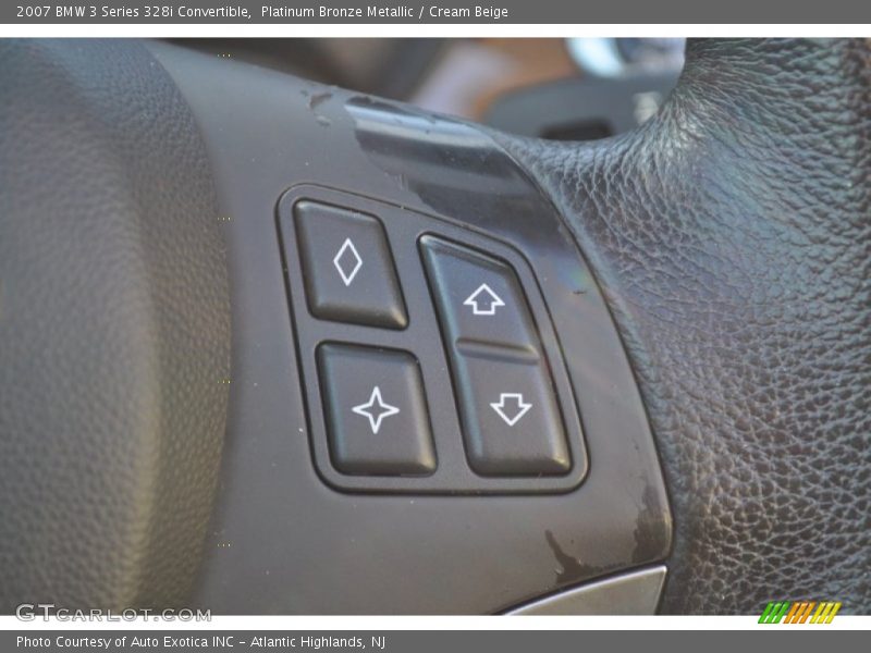 Platinum Bronze Metallic / Cream Beige 2007 BMW 3 Series 328i Convertible