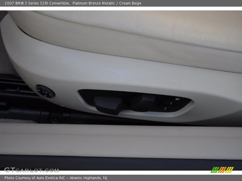 Platinum Bronze Metallic / Cream Beige 2007 BMW 3 Series 328i Convertible