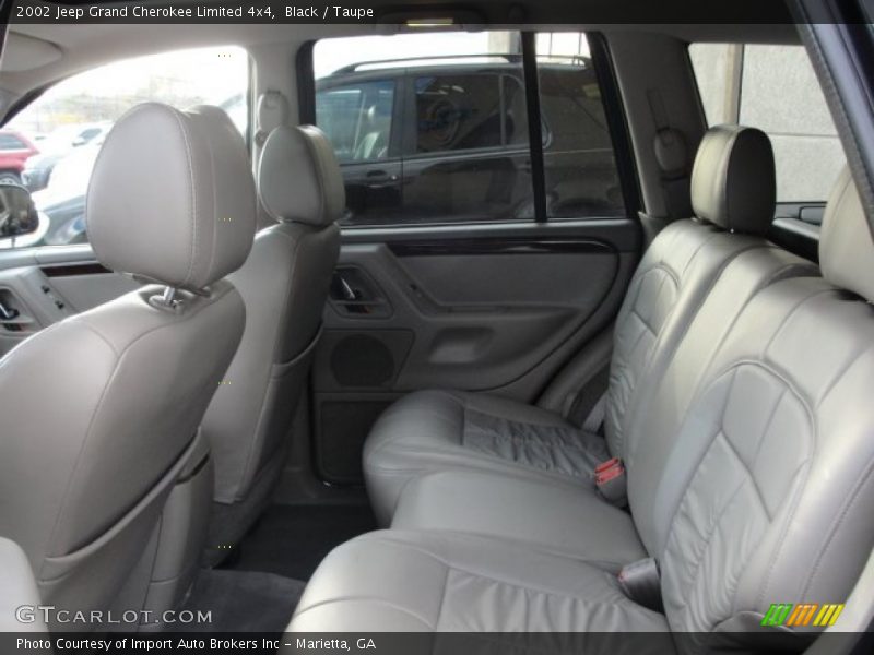 Black / Taupe 2002 Jeep Grand Cherokee Limited 4x4