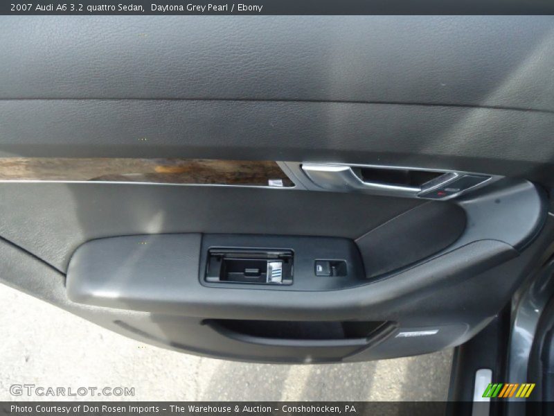 Daytona Grey Pearl / Ebony 2007 Audi A6 3.2 quattro Sedan