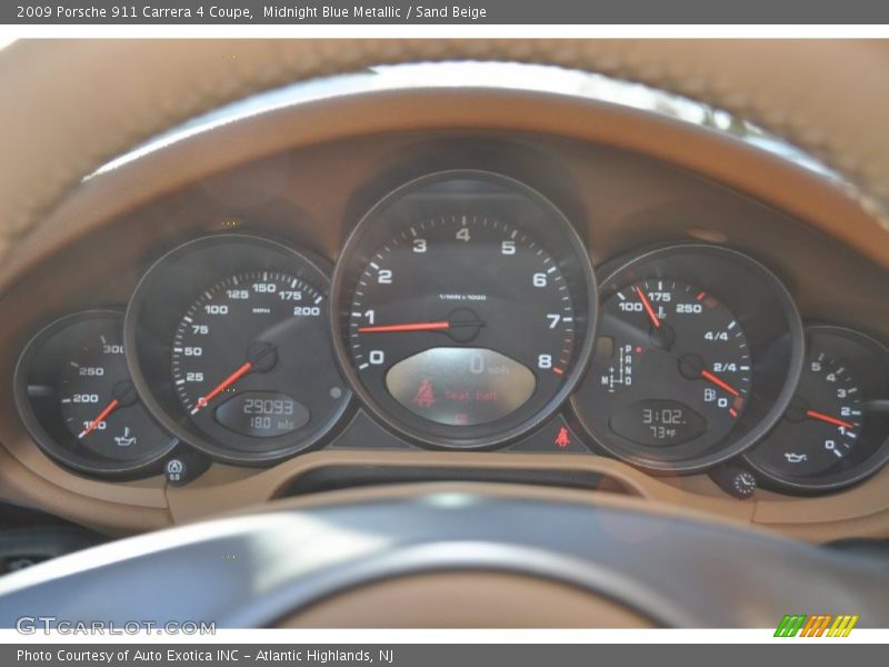  2009 911 Carrera 4 Coupe Carrera 4 Coupe Gauges