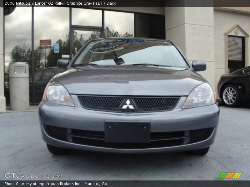 Graphite Gray Pearl / Black 2006 Mitsubishi Lancer OZ Rally