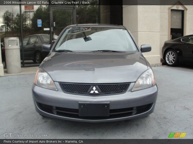 Graphite Gray Pearl / Black 2006 Mitsubishi Lancer OZ Rally