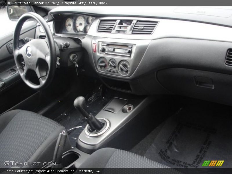 Graphite Gray Pearl / Black 2006 Mitsubishi Lancer OZ Rally