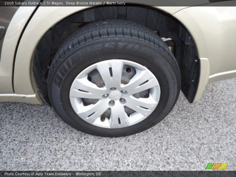 Deep Bronze Metallic / Warm Ivory 2008 Subaru Outback 2.5i Wagon