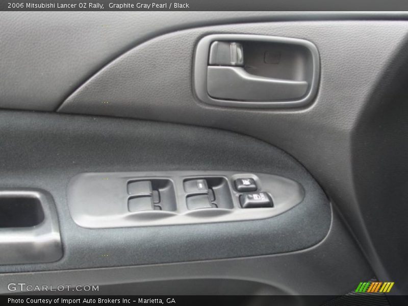 Graphite Gray Pearl / Black 2006 Mitsubishi Lancer OZ Rally