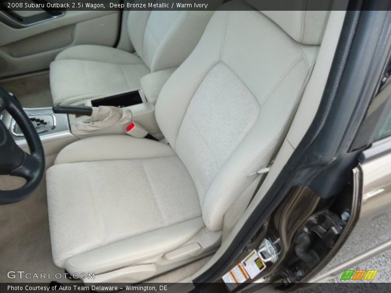 Deep Bronze Metallic / Warm Ivory 2008 Subaru Outback 2.5i Wagon