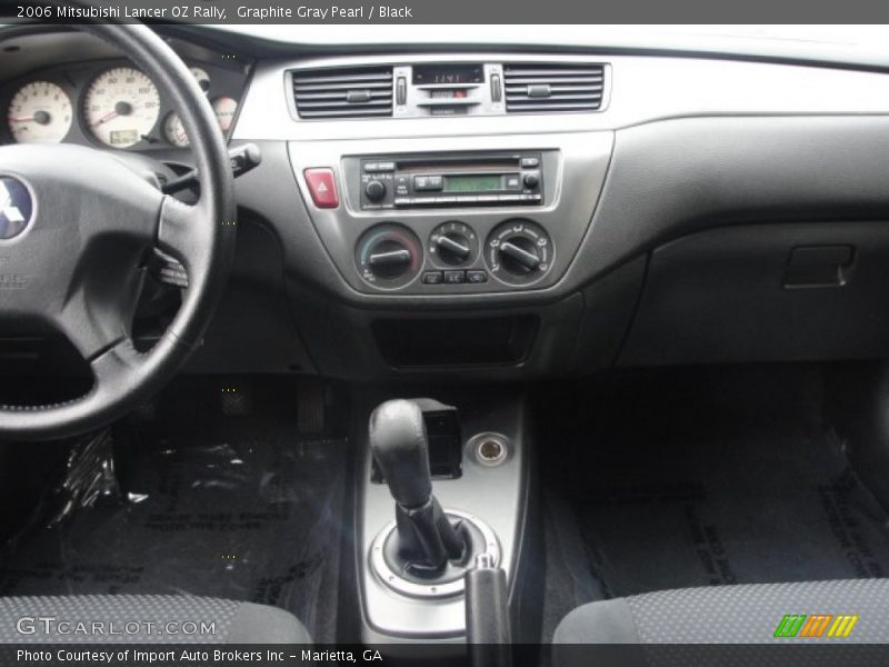 Graphite Gray Pearl / Black 2006 Mitsubishi Lancer OZ Rally
