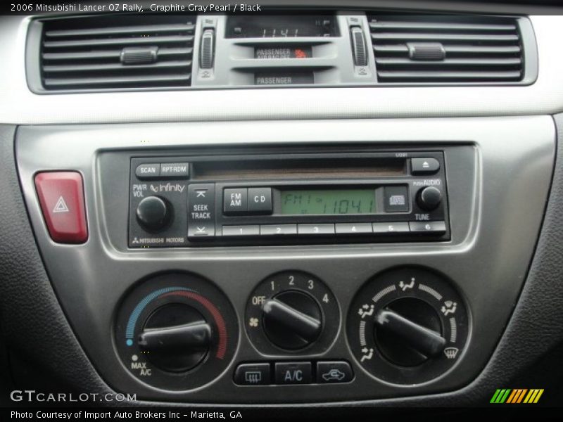 Controls of 2006 Lancer OZ Rally
