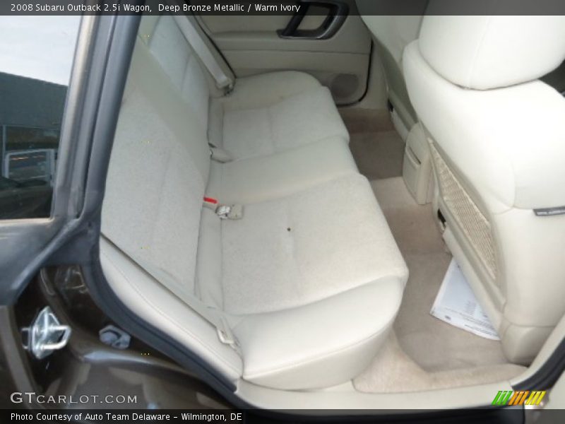 Deep Bronze Metallic / Warm Ivory 2008 Subaru Outback 2.5i Wagon