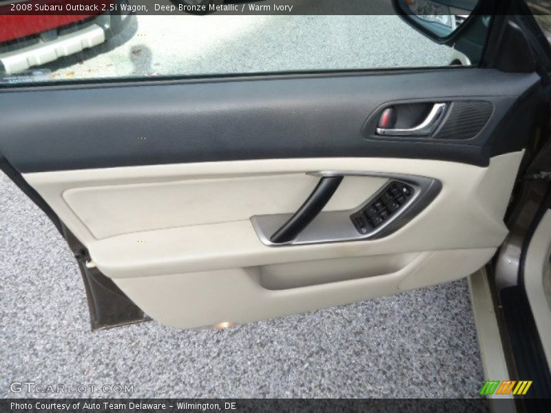 Deep Bronze Metallic / Warm Ivory 2008 Subaru Outback 2.5i Wagon