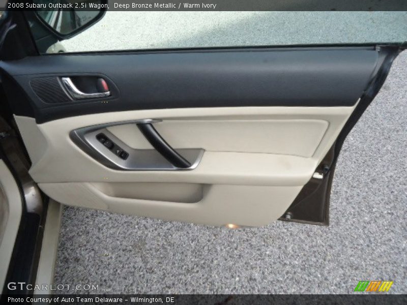 Deep Bronze Metallic / Warm Ivory 2008 Subaru Outback 2.5i Wagon