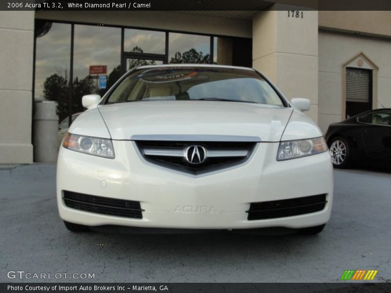 White Diamond Pearl / Camel 2006 Acura TL 3.2