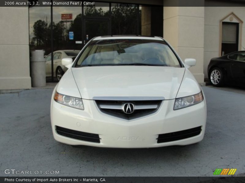 White Diamond Pearl / Camel 2006 Acura TL 3.2