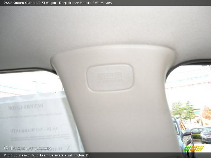 Deep Bronze Metallic / Warm Ivory 2008 Subaru Outback 2.5i Wagon