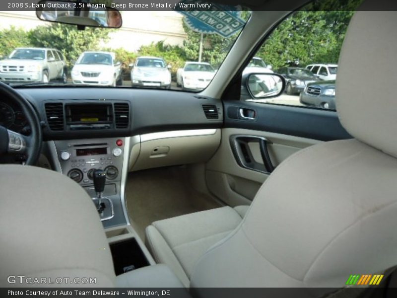 Deep Bronze Metallic / Warm Ivory 2008 Subaru Outback 2.5i Wagon