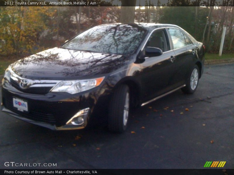 Attitude Black Metallic / Ash 2012 Toyota Camry XLE