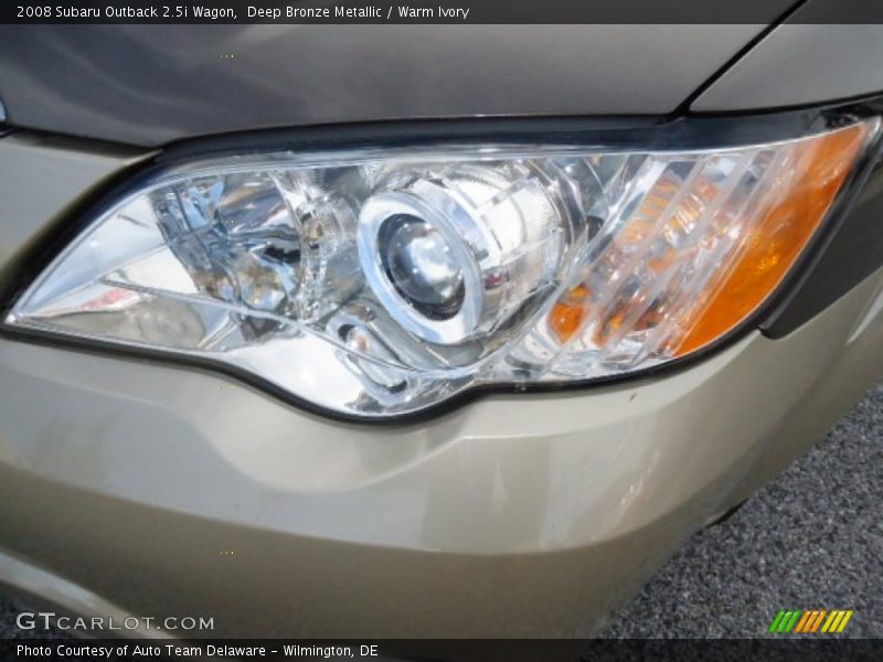 Deep Bronze Metallic / Warm Ivory 2008 Subaru Outback 2.5i Wagon