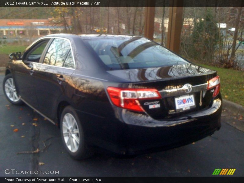 Attitude Black Metallic / Ash 2012 Toyota Camry XLE