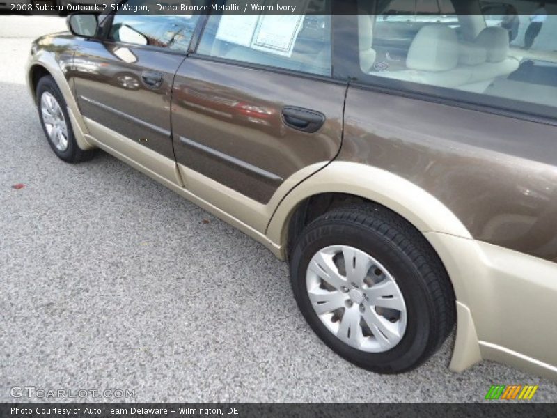 Deep Bronze Metallic / Warm Ivory 2008 Subaru Outback 2.5i Wagon