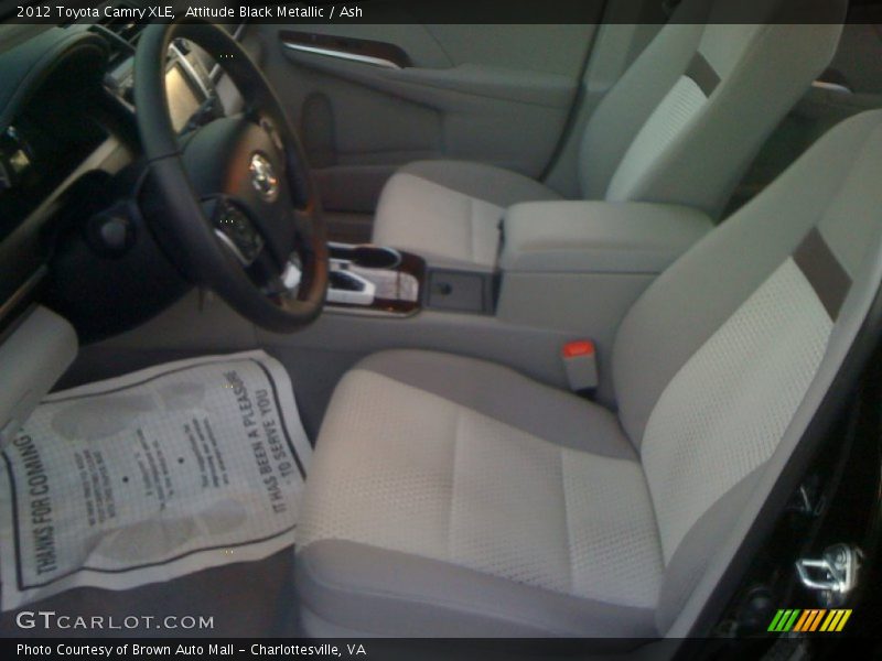 Attitude Black Metallic / Ash 2012 Toyota Camry XLE