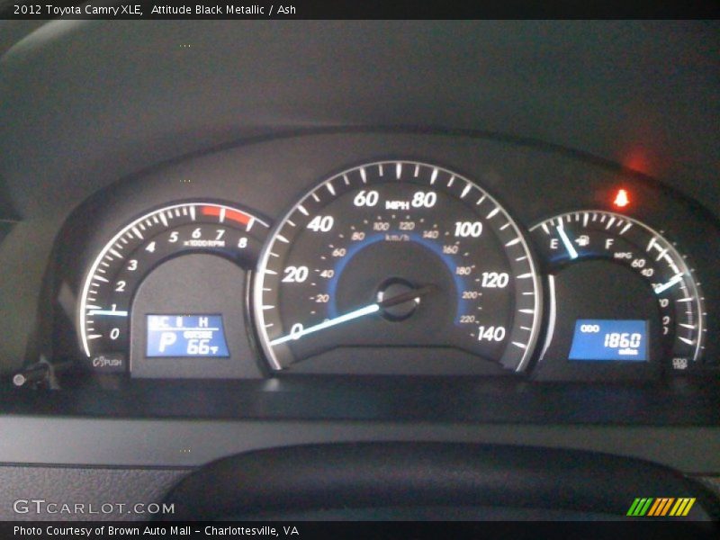 Attitude Black Metallic / Ash 2012 Toyota Camry XLE