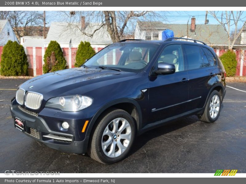 Monaco Blue Metallic / Sand Beige 2008 BMW X5 4.8i