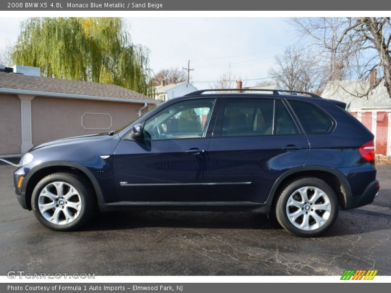 Monaco Blue Metallic / Sand Beige 2008 BMW X5 4.8i