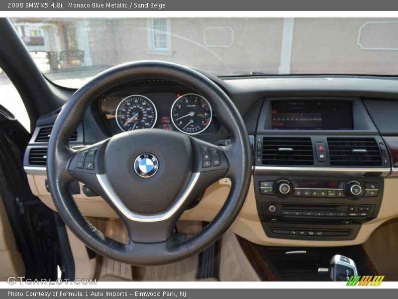 Monaco Blue Metallic / Sand Beige 2008 BMW X5 4.8i