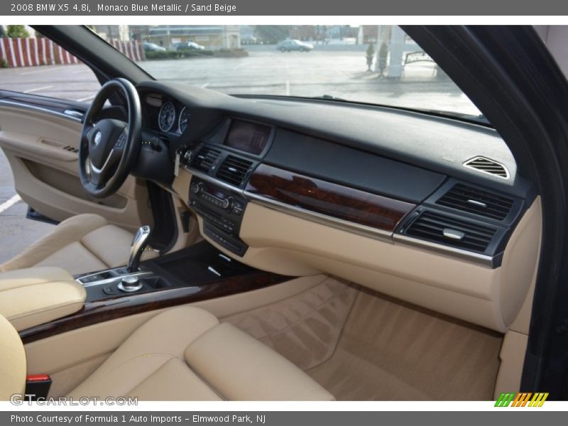 Monaco Blue Metallic / Sand Beige 2008 BMW X5 4.8i