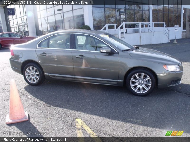 Caper Green Metallic / Sandstone Beige 2009 Volvo S80 3.2