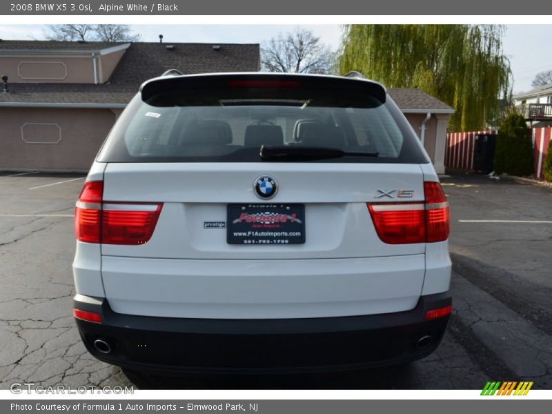 Alpine White / Black 2008 BMW X5 3.0si