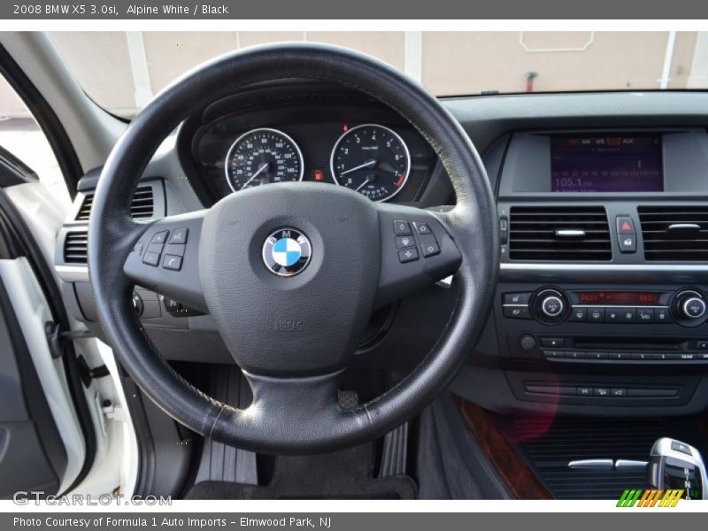 Alpine White / Black 2008 BMW X5 3.0si