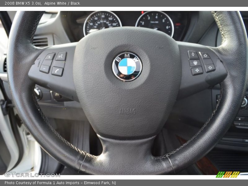 Alpine White / Black 2008 BMW X5 3.0si