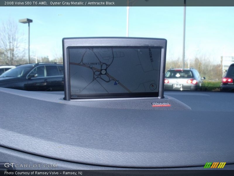 Oyster Gray Metallic / Anthracite Black 2008 Volvo S80 T6 AWD