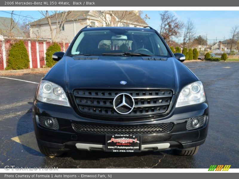 Black / Black 2006 Mercedes-Benz ML 350 4Matic